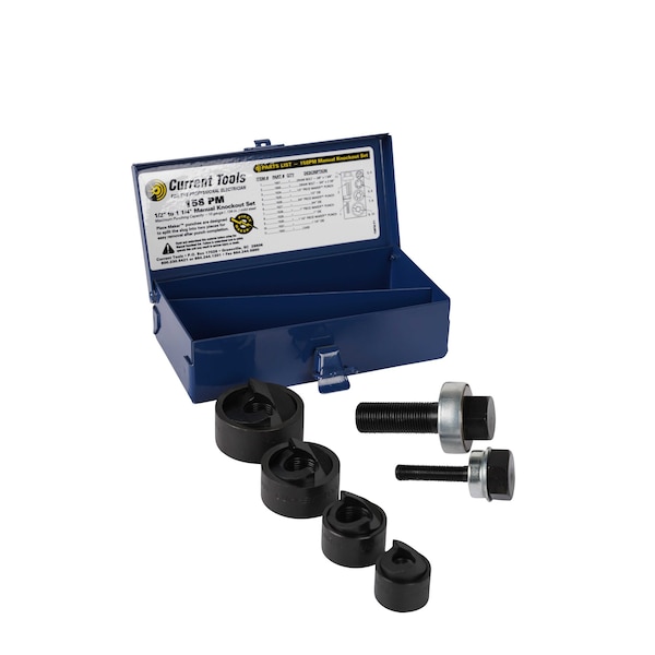 1/2" to 1-1/4" Manual Knockout Set